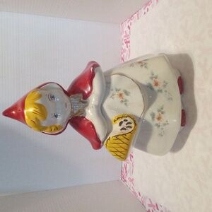 Hull 1940 Little Red Riding Hood Cookie Jar